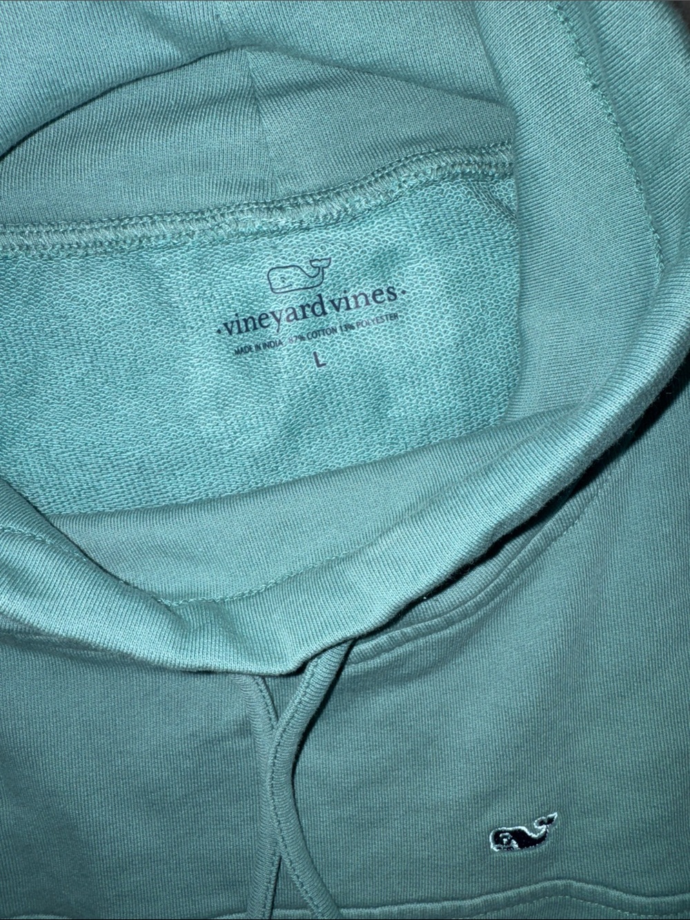 Vineyard Vines Mint‎ Green Cowl Pullover - Picture 2 of 4